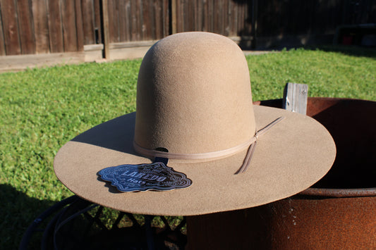 Laredo Wool Felt Hat Open Regular Crown Pecan